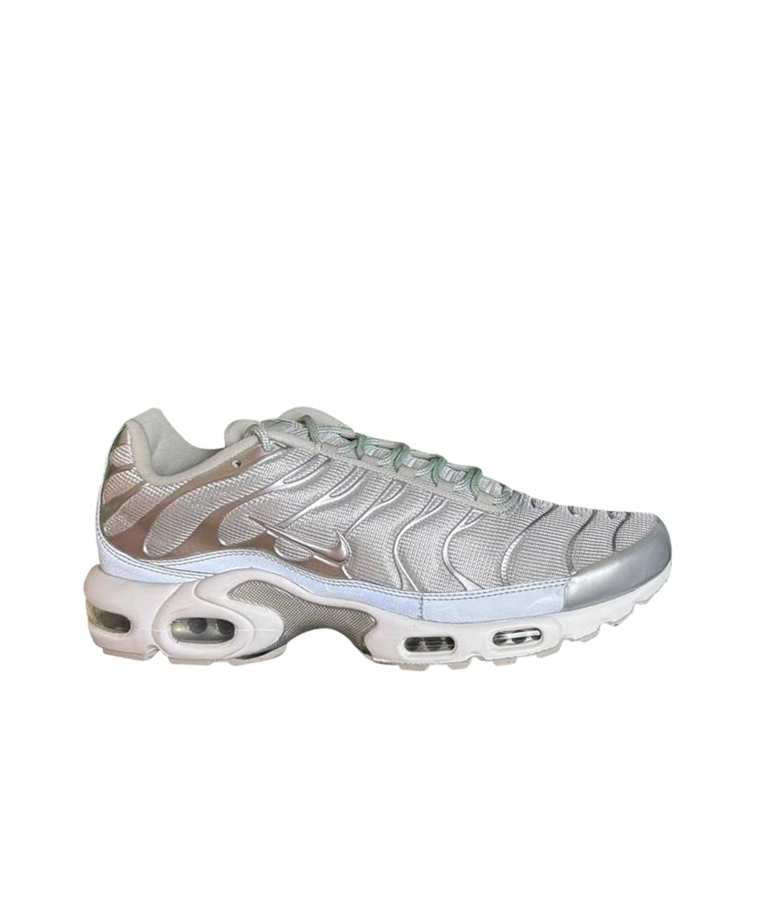 NIKE Серебряные низкие кроссовки / кеды, фото 1