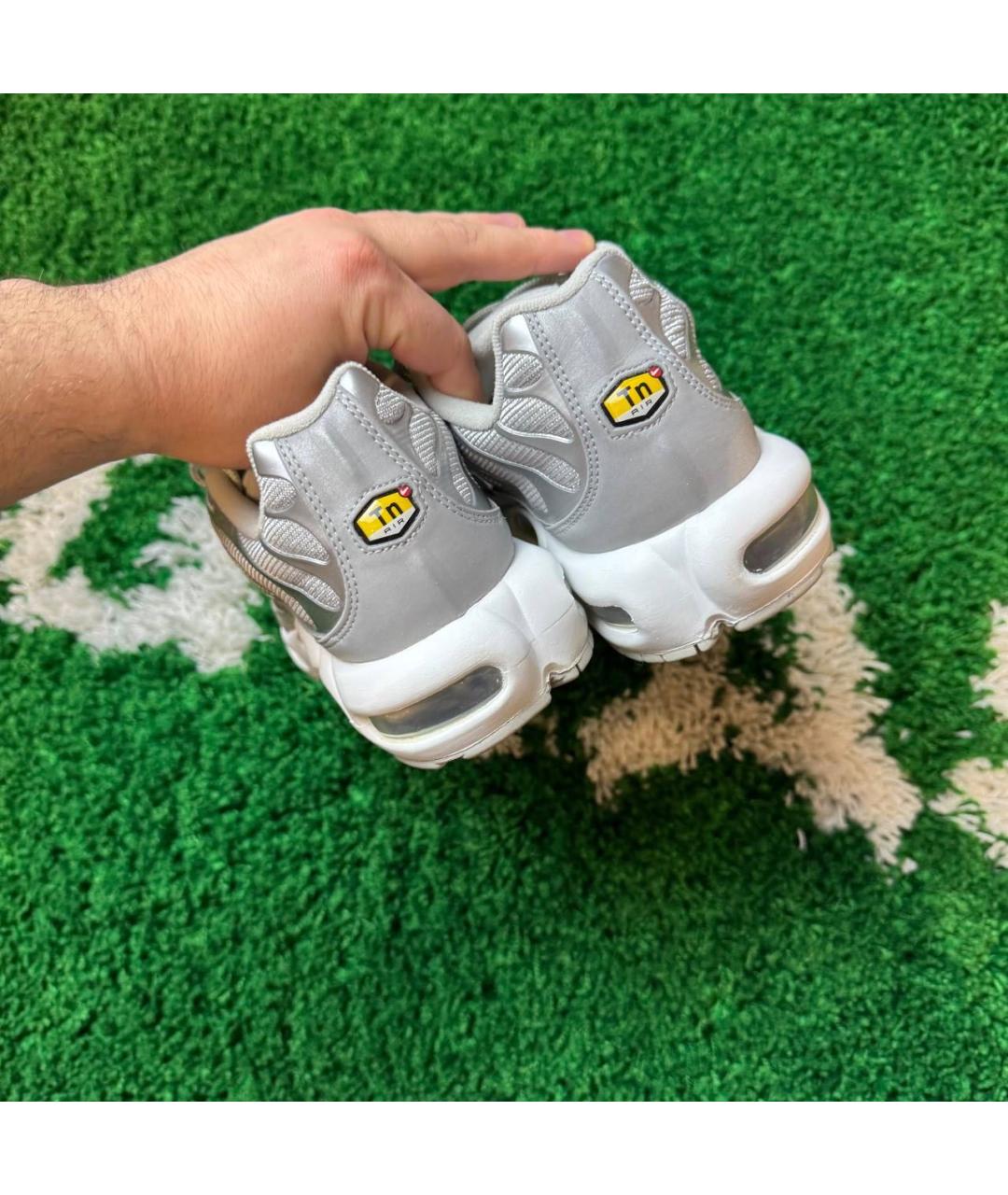 NIKE Серебряные низкие кроссовки / кеды, фото 4