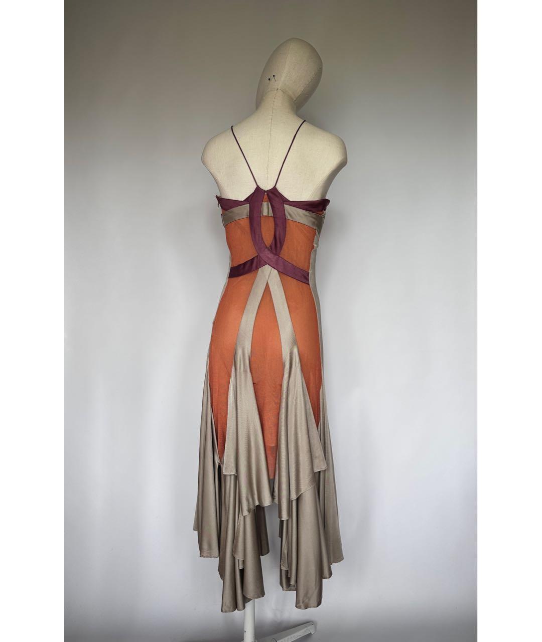 STELLA MCCARTNEY Мульти вискозное коктейльное платье, фото 3