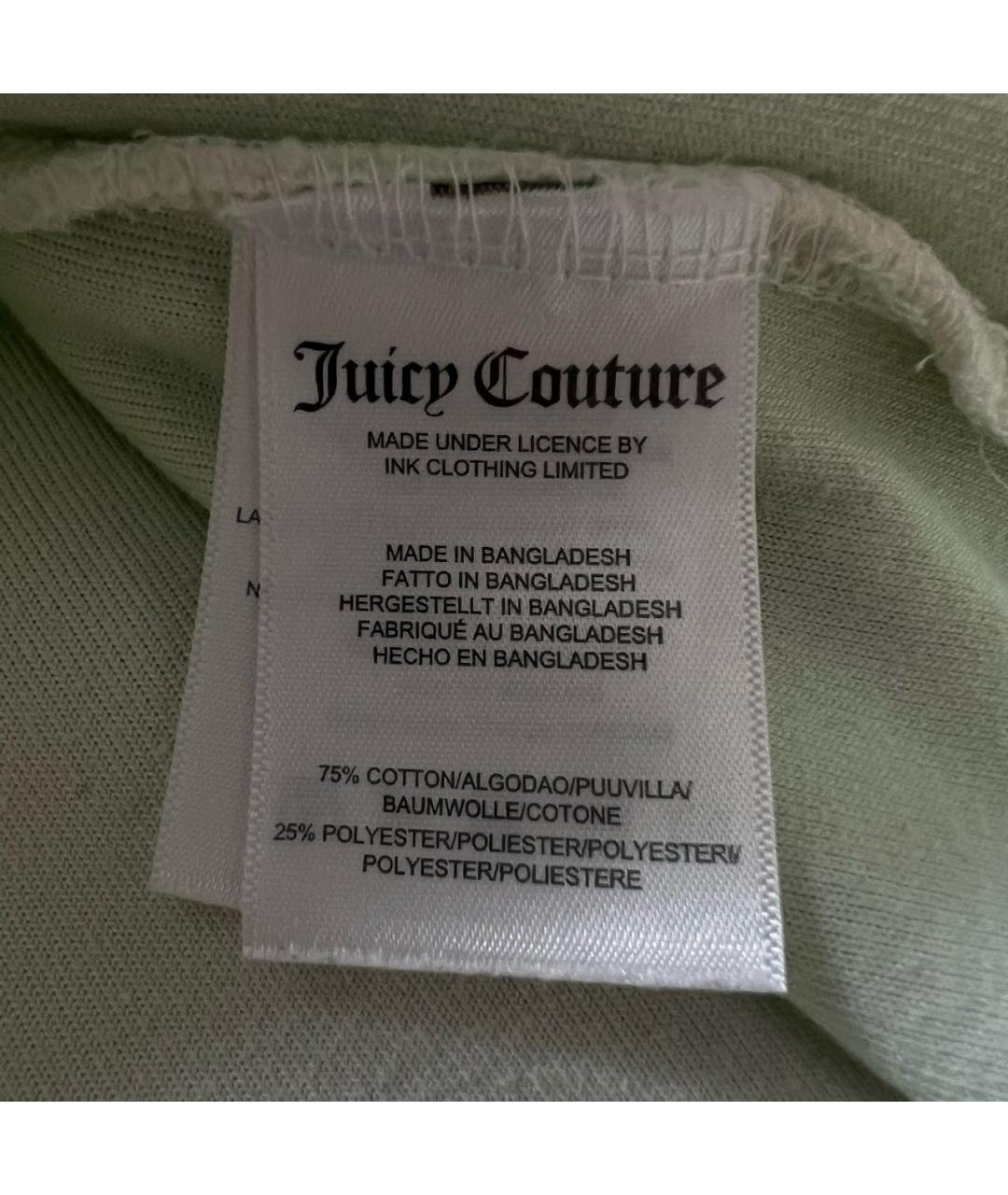 JUICY COUTURE Белое велюровое повседневное платье, фото 7