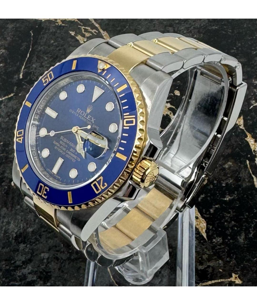 ROLEX Темно-синие часы, фото 4