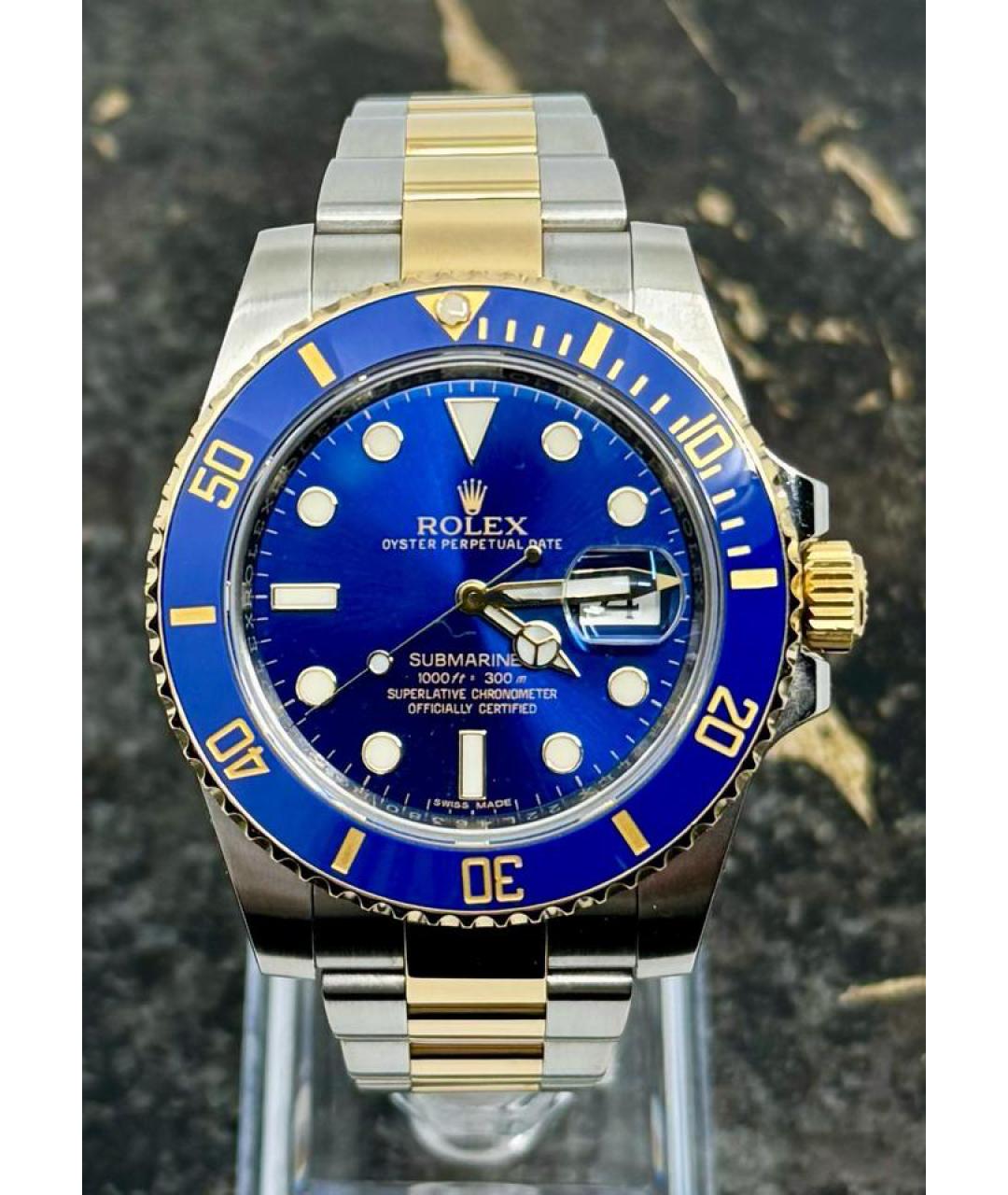 ROLEX Темно-синие часы, фото 2