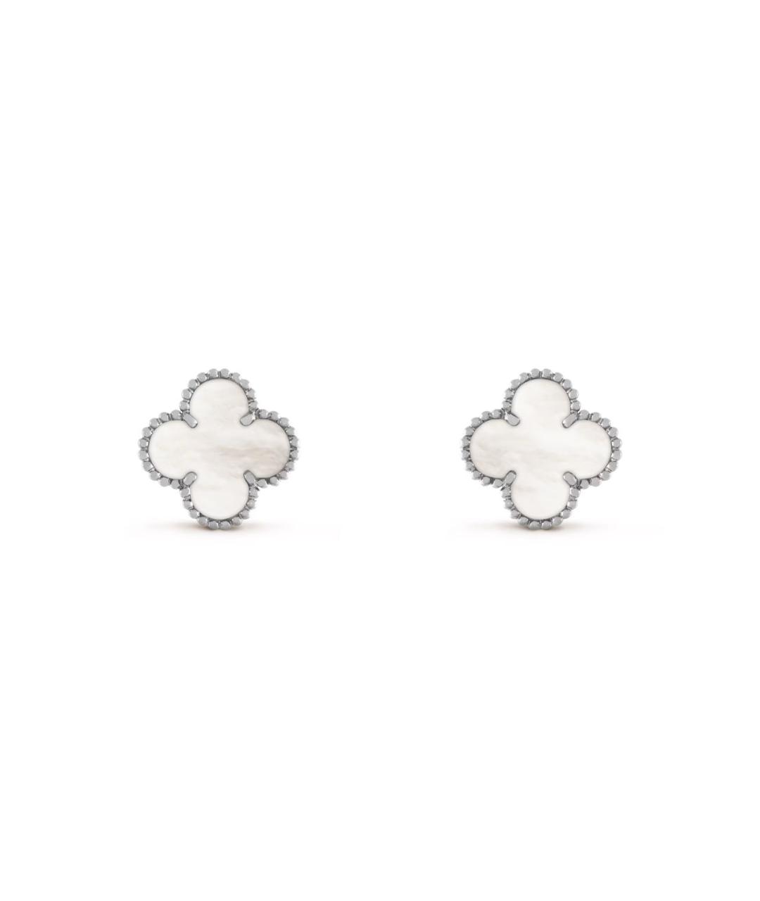 VAN CLEEF & ARPELS Серебряные серьги из белого золота, фото 2