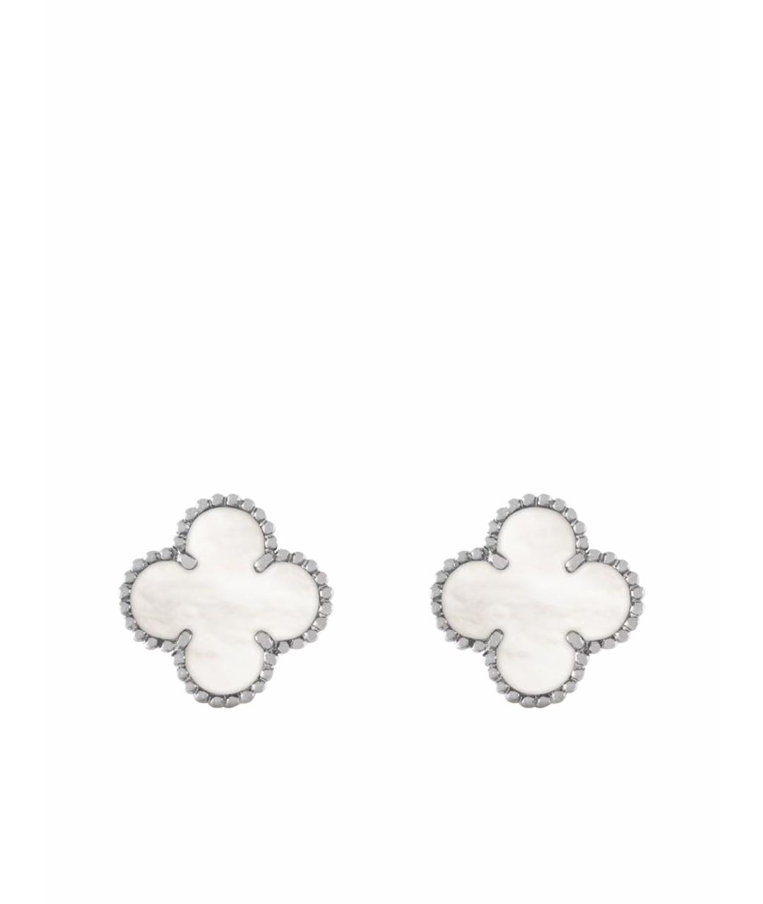VAN CLEEF & ARPELS Серебряные серьги из белого золота, фото 1
