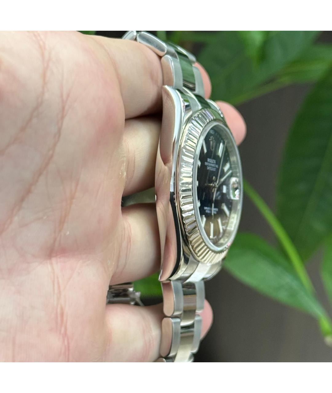 ROLEX Темно-синие часы, фото 3