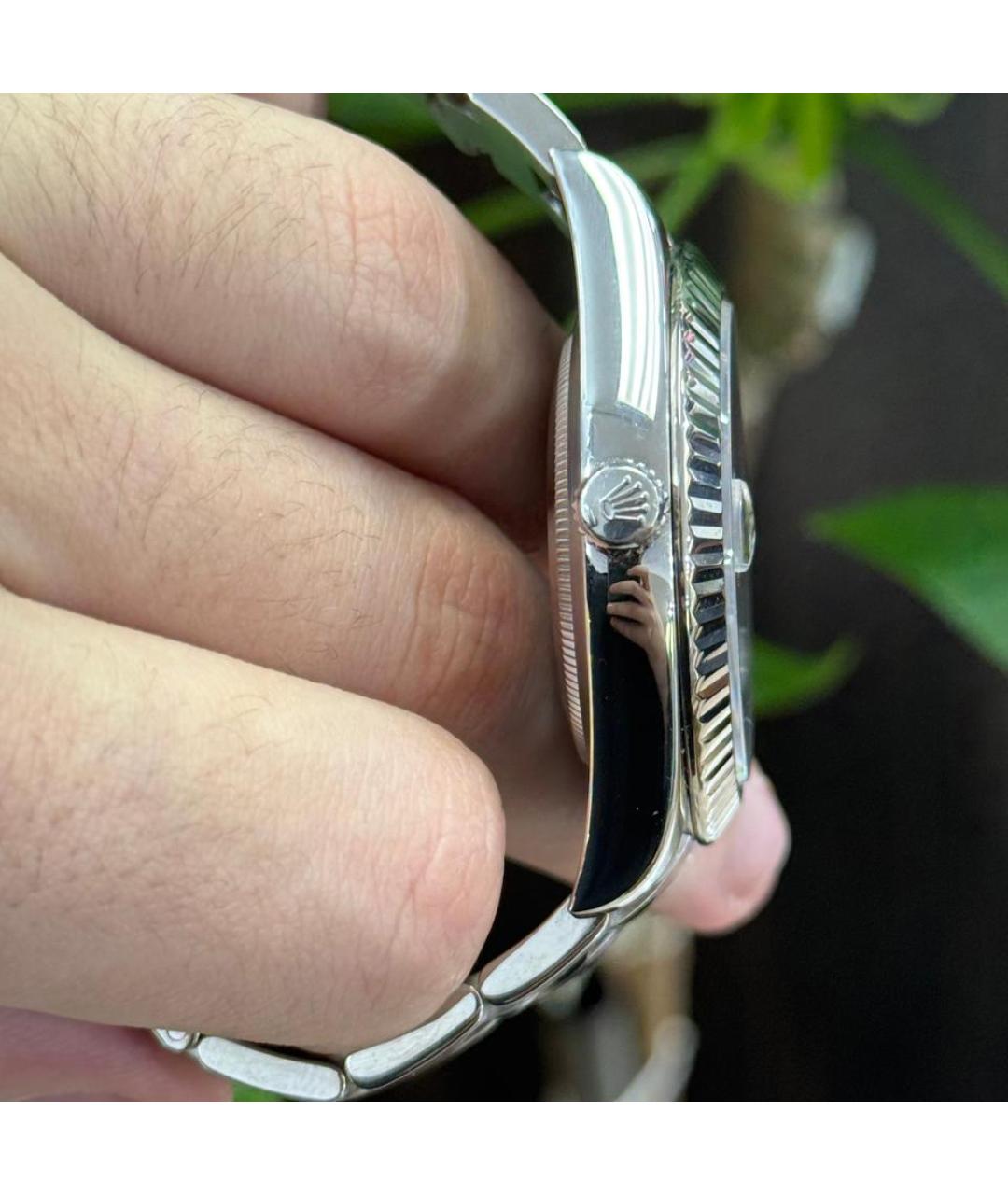 ROLEX Темно-синие часы, фото 4