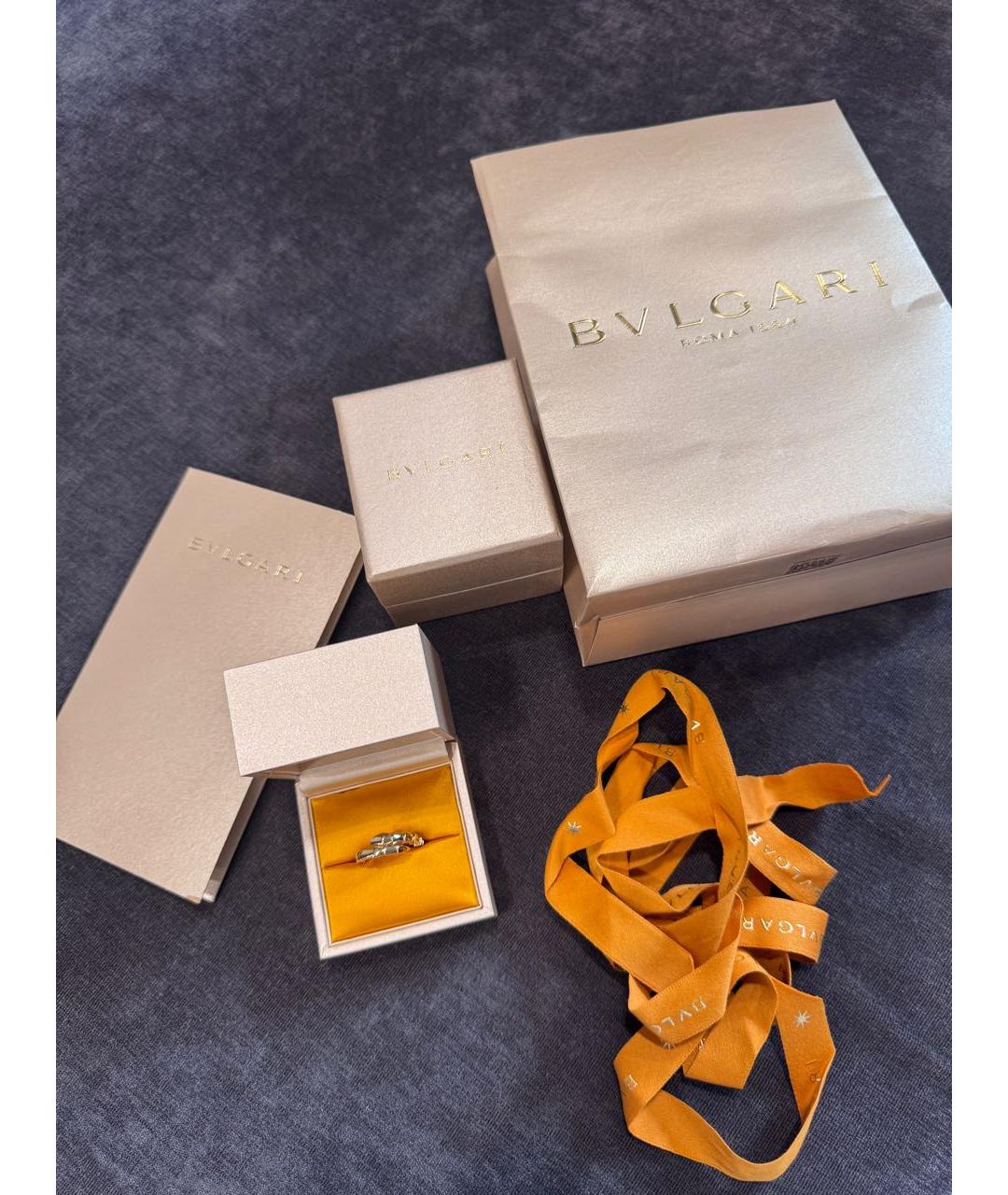 BVLGARI Золотое кольцо из желтого золота, фото 8