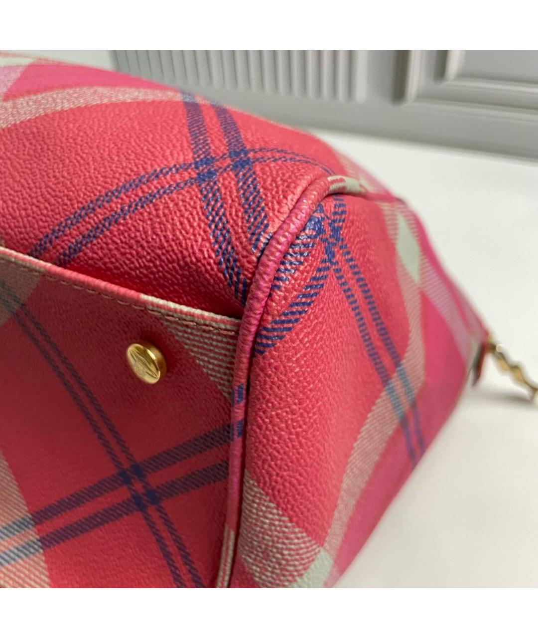VIVIENNE WESTWOOD Розовая сумка с короткими ручками из искусственной кожи, фото 8