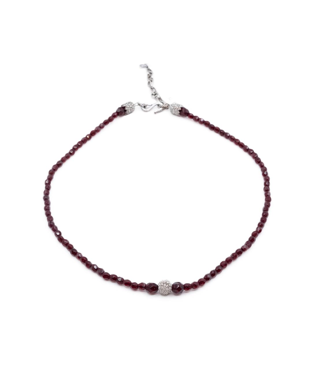 CHRISTIAN DIOR Бордовое колье, фото 6