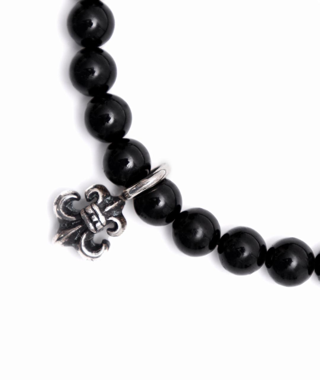 CHROME HEARTS Черный серебряный браслет, фото 2