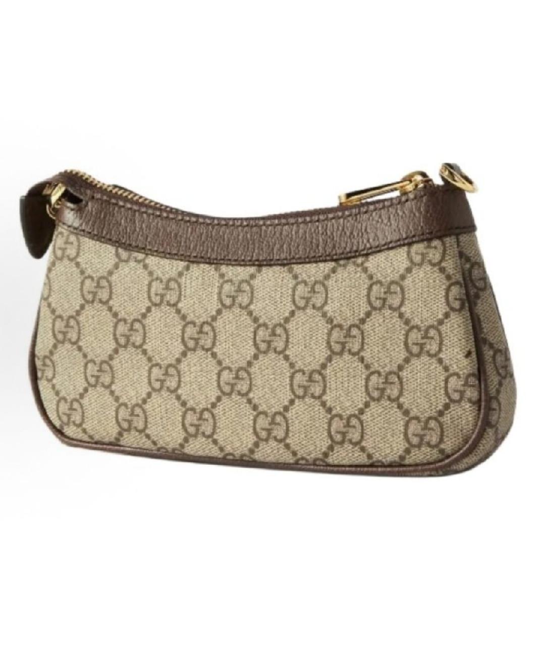 GUCCI Коричневая сумка с короткими ручками, фото 3
