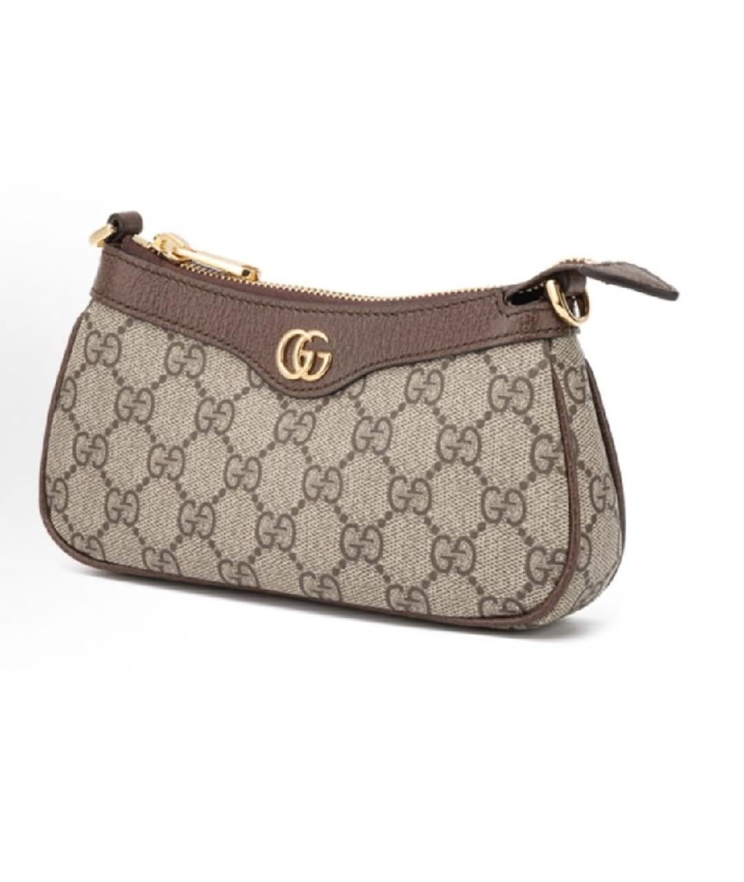 GUCCI Коричневая сумка с короткими ручками, фото 2