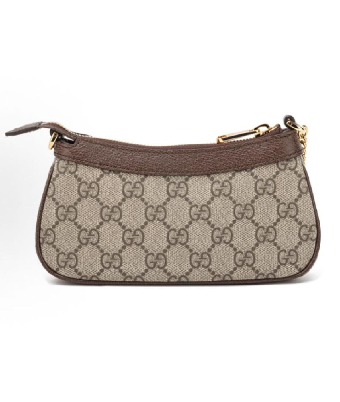 GUCCI Коричневая сумка с короткими ручками, фото 4