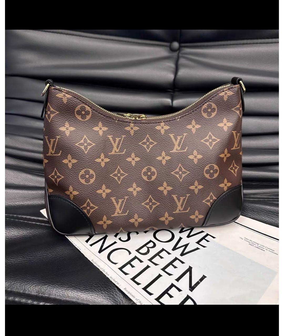 LOUIS VUITTON Коричневая сумка через плечо, фото 5