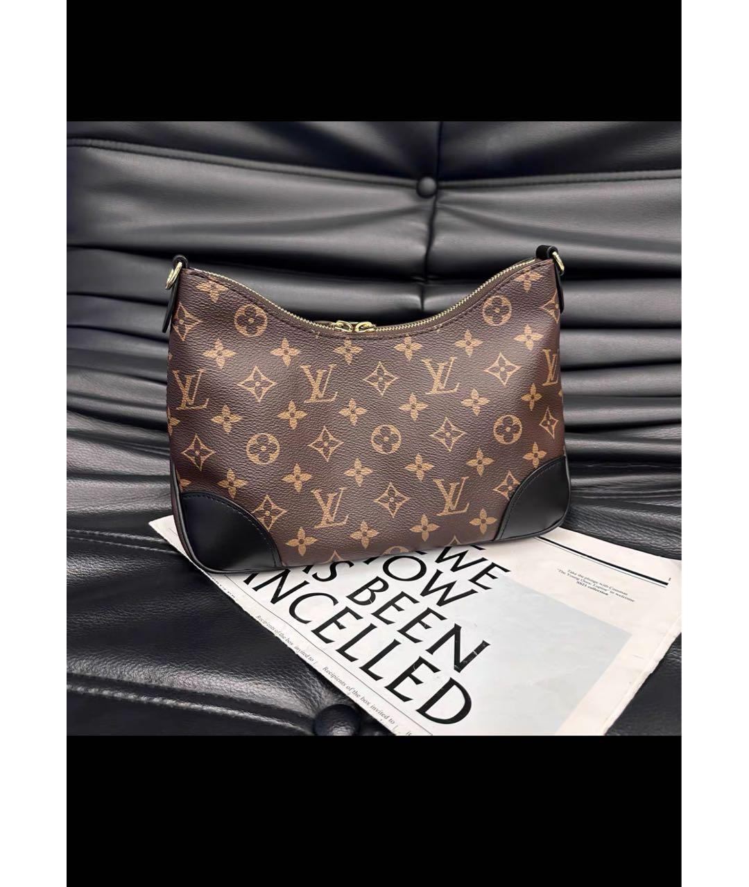 LOUIS VUITTON Коричневая сумка через плечо, фото 6