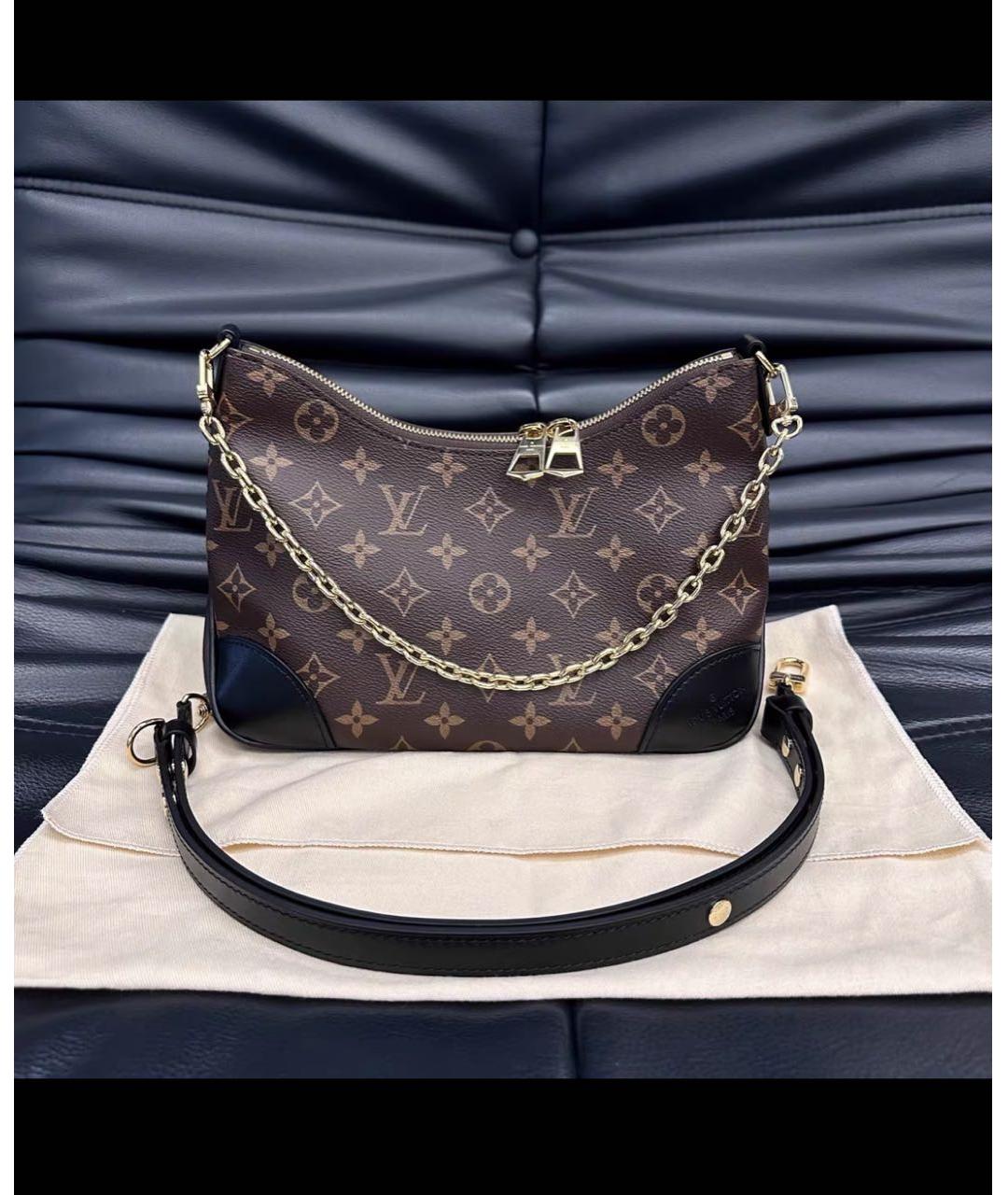 LOUIS VUITTON Коричневая сумка через плечо, фото 4
