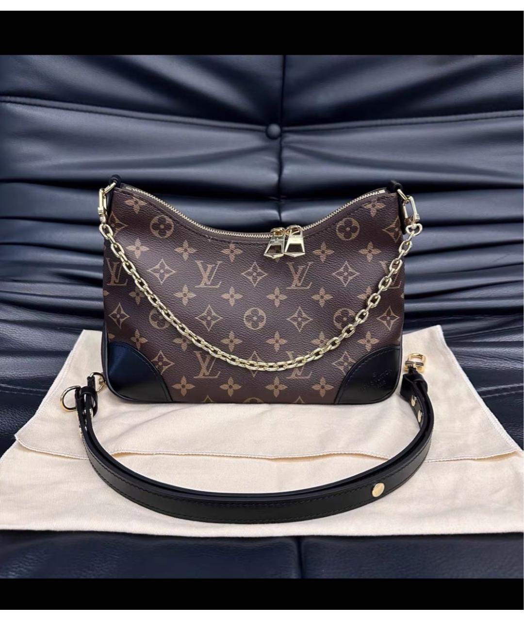 LOUIS VUITTON Коричневая сумка через плечо, фото 3