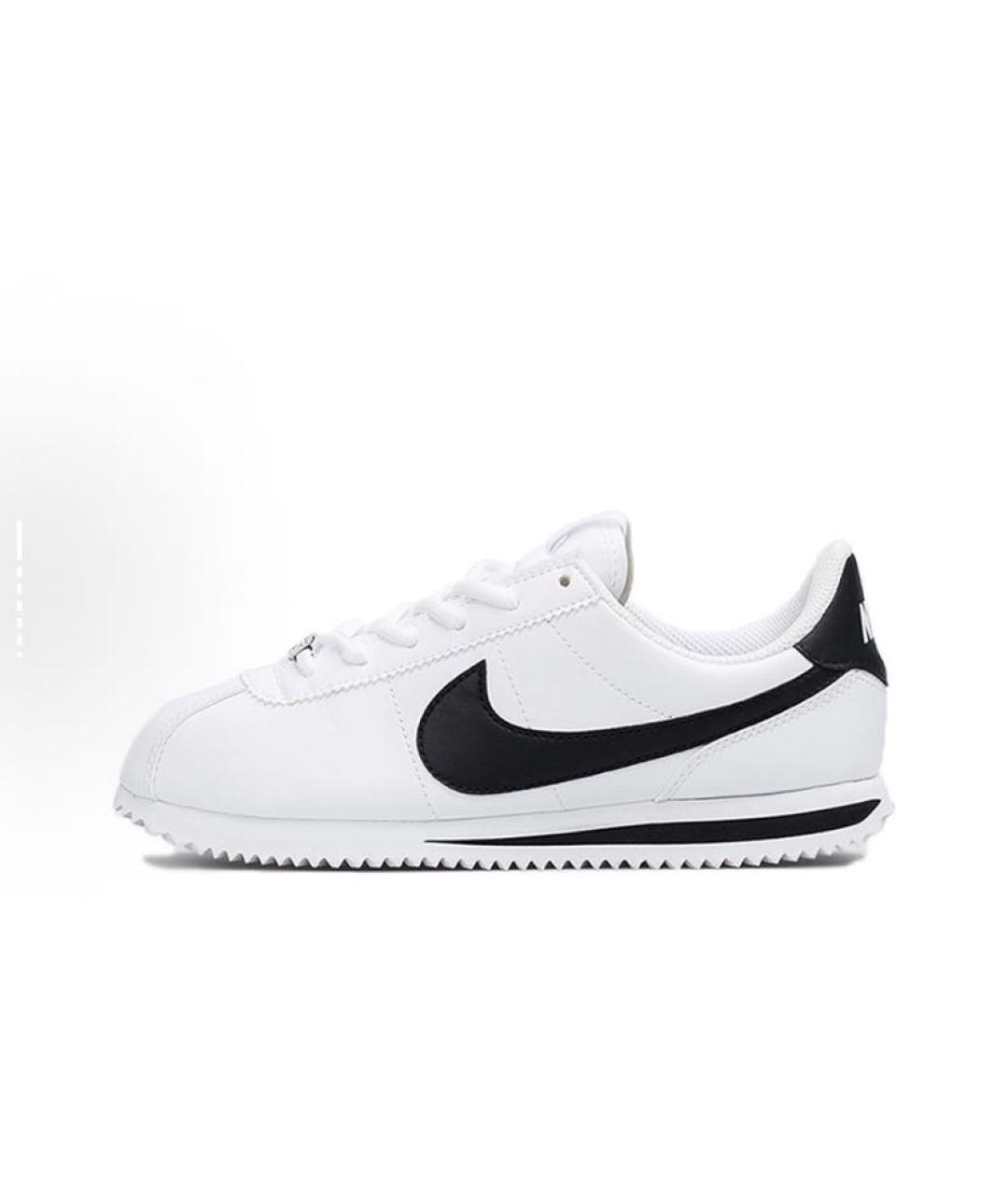 NIKE Белые кожаные низкие кроссовки / кеды, фото 3