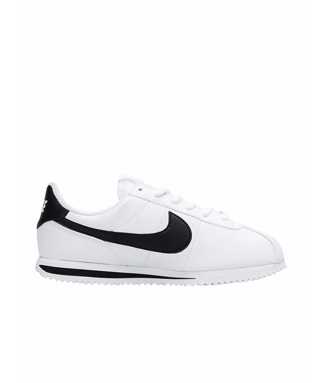 NIKE Белые кожаные низкие кроссовки / кеды, фото 1