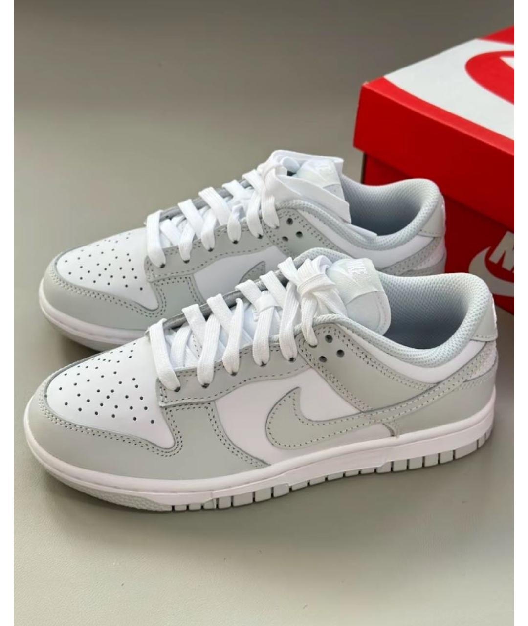 NIKE Белые кожаные кеды, фото 5