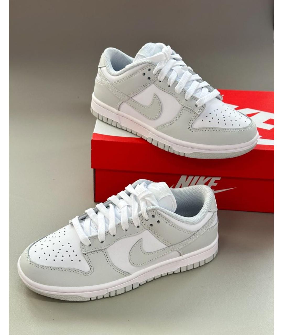 NIKE Белые кожаные кеды, фото 8