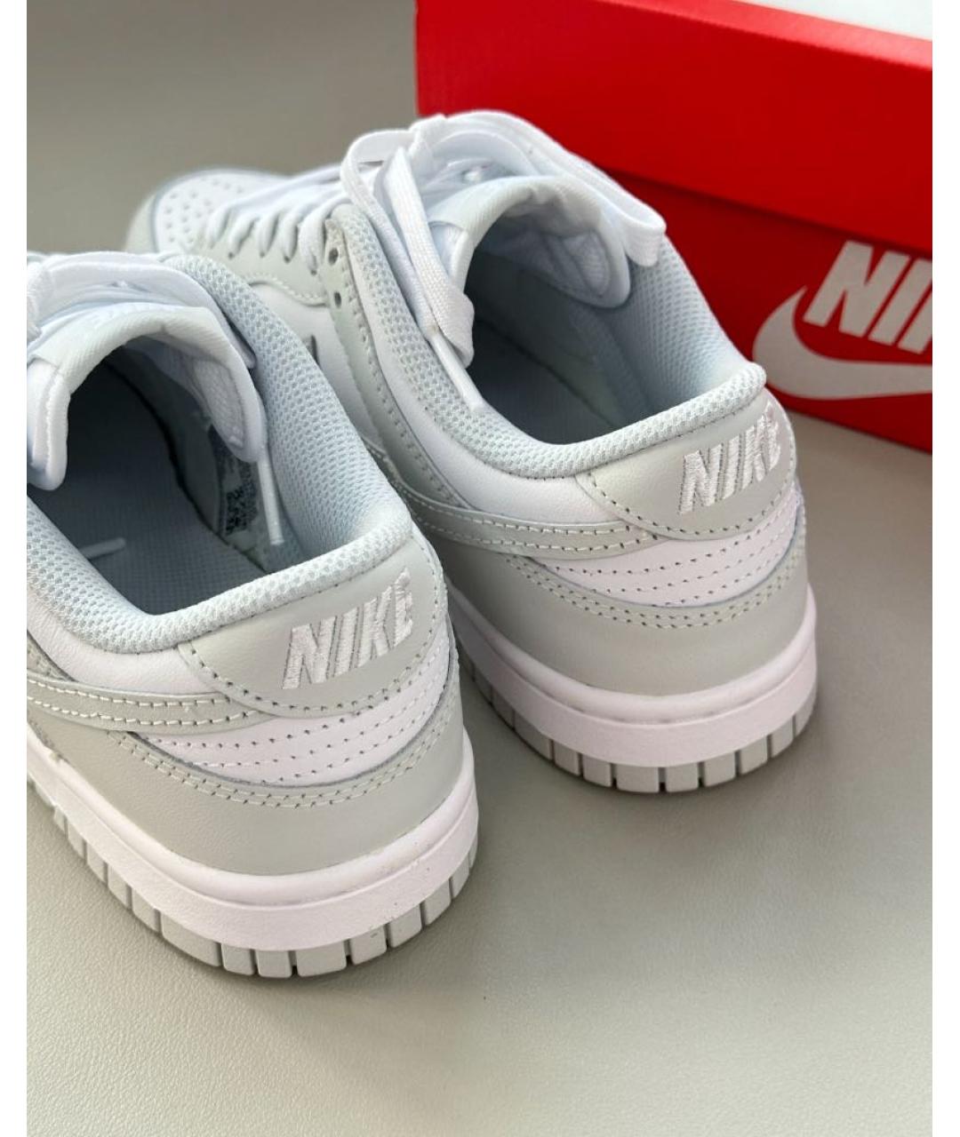 NIKE Белые кожаные кеды, фото 7
