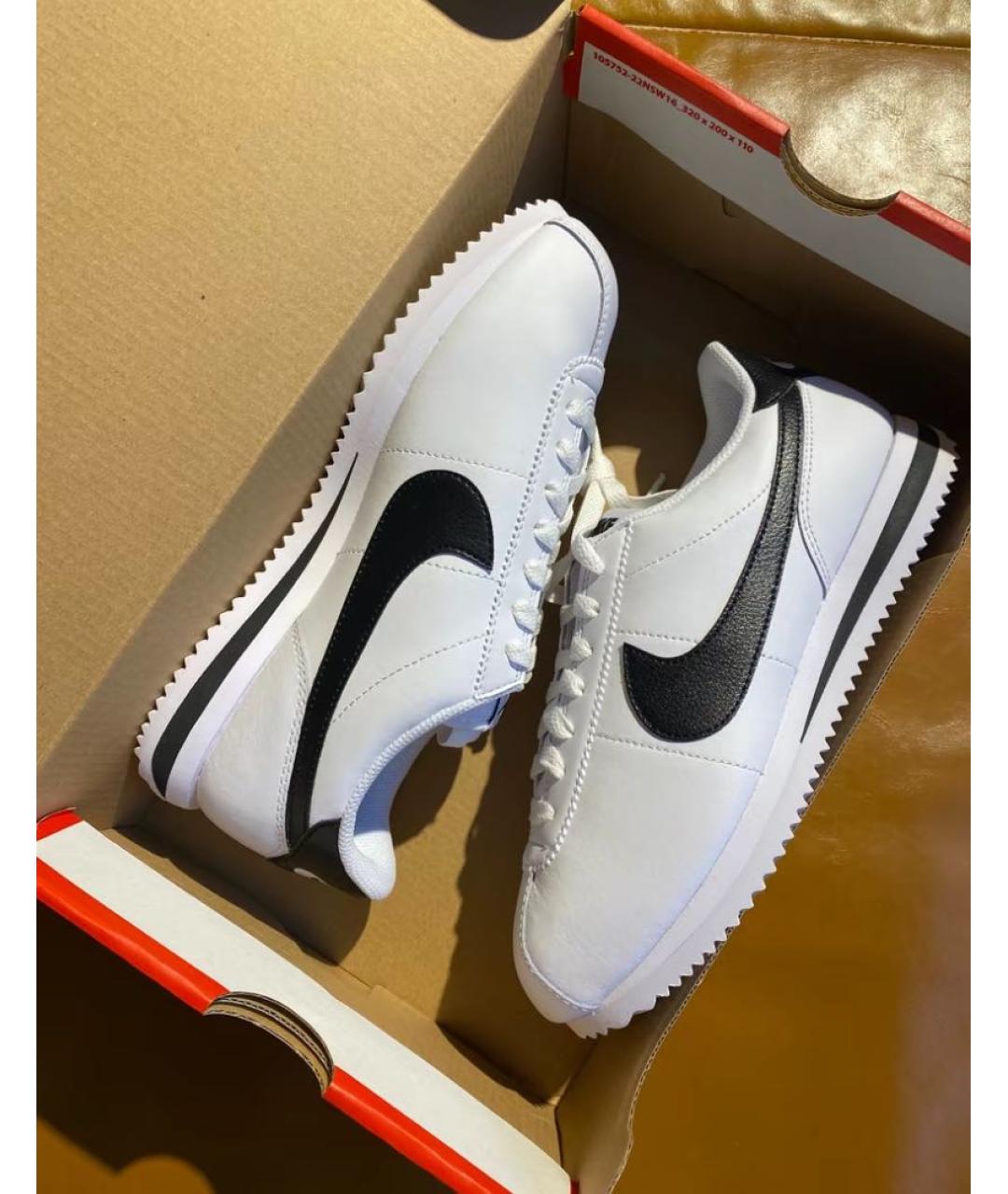 NIKE Белые кожаные кеды, фото 5