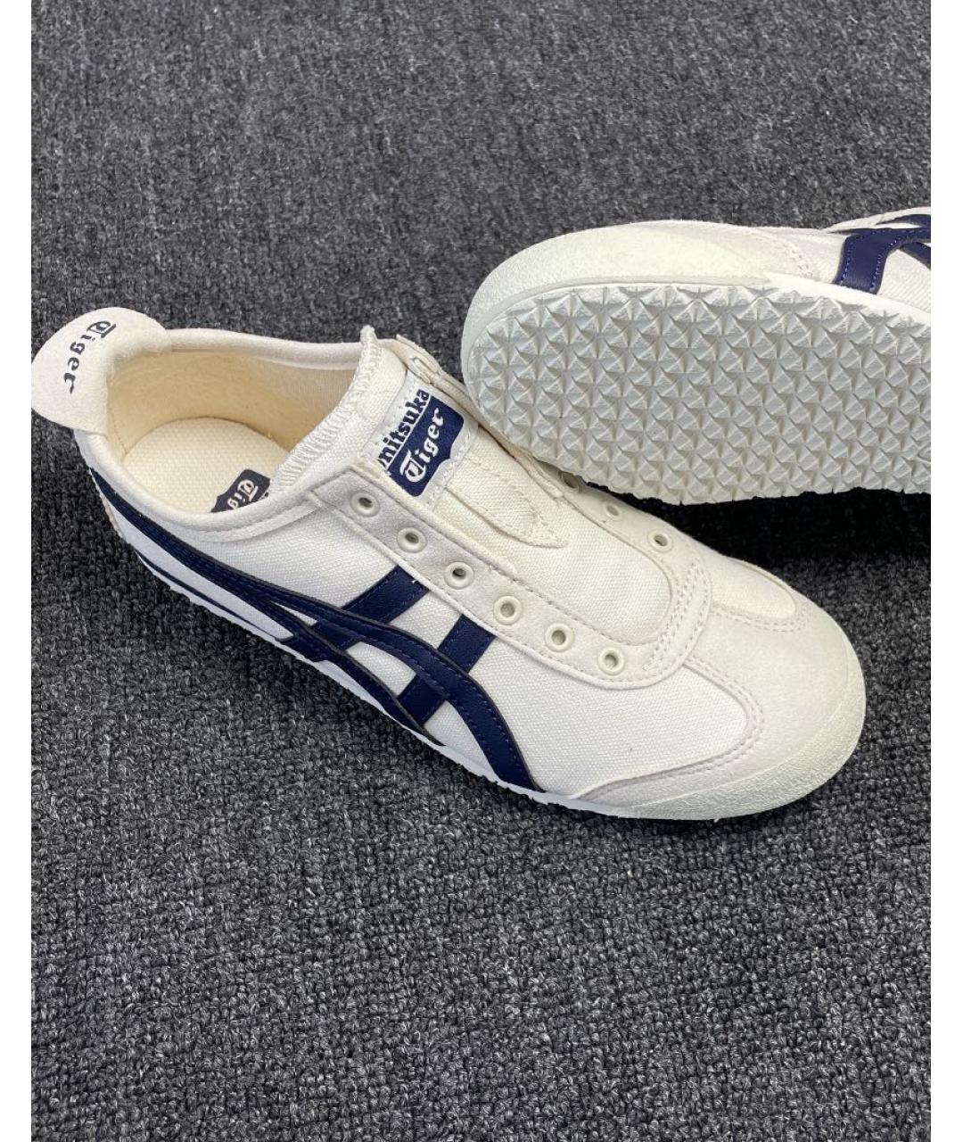 ONITSUKA TIGER Белые кожаные кеды, фото 7