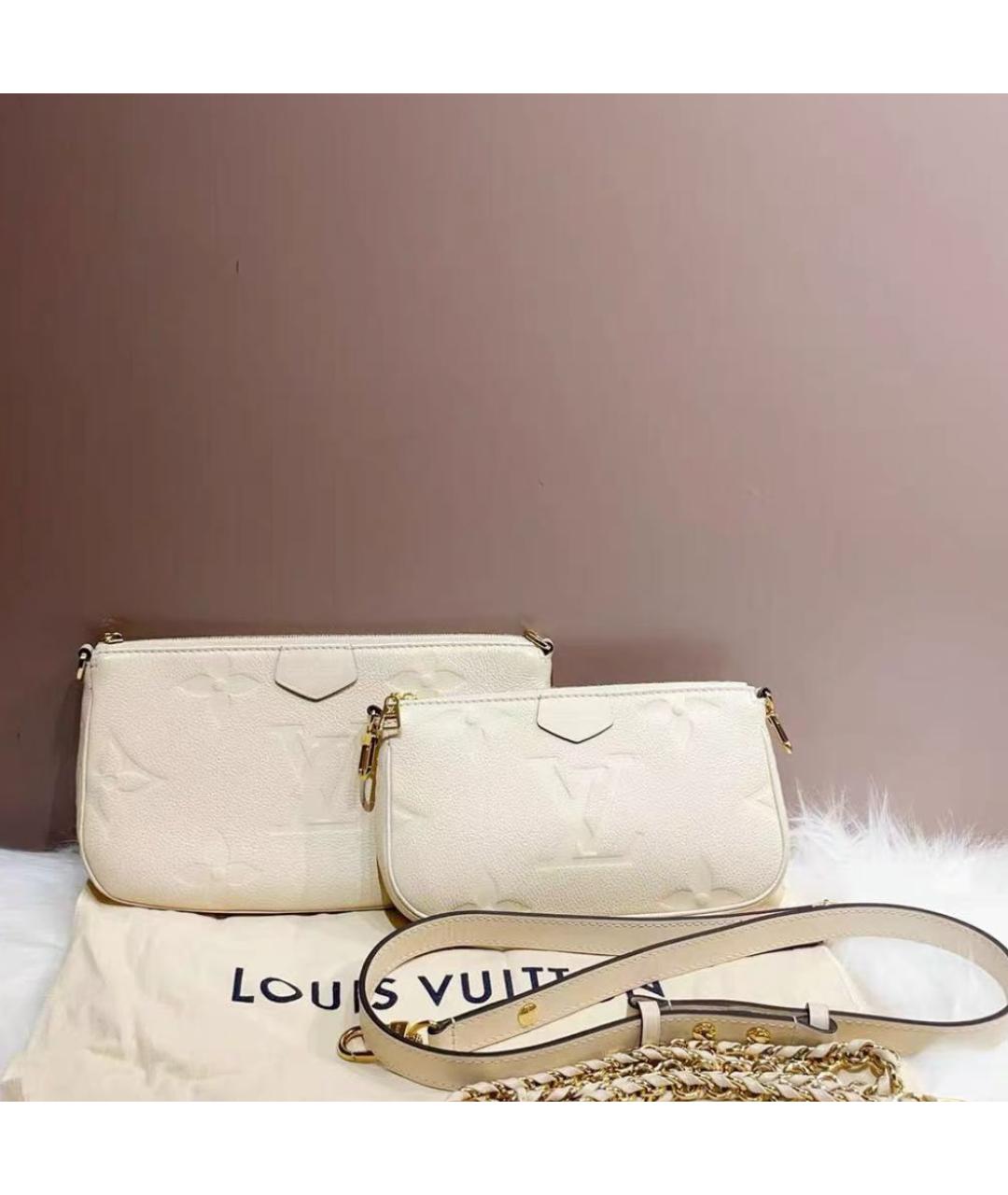 LOUIS VUITTON Бежевая сумка через плечо, фото 4