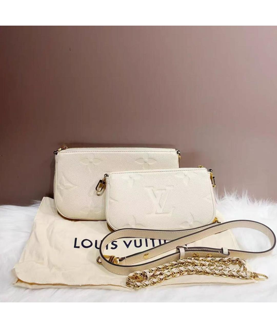 LOUIS VUITTON Бежевая сумка через плечо, фото 3
