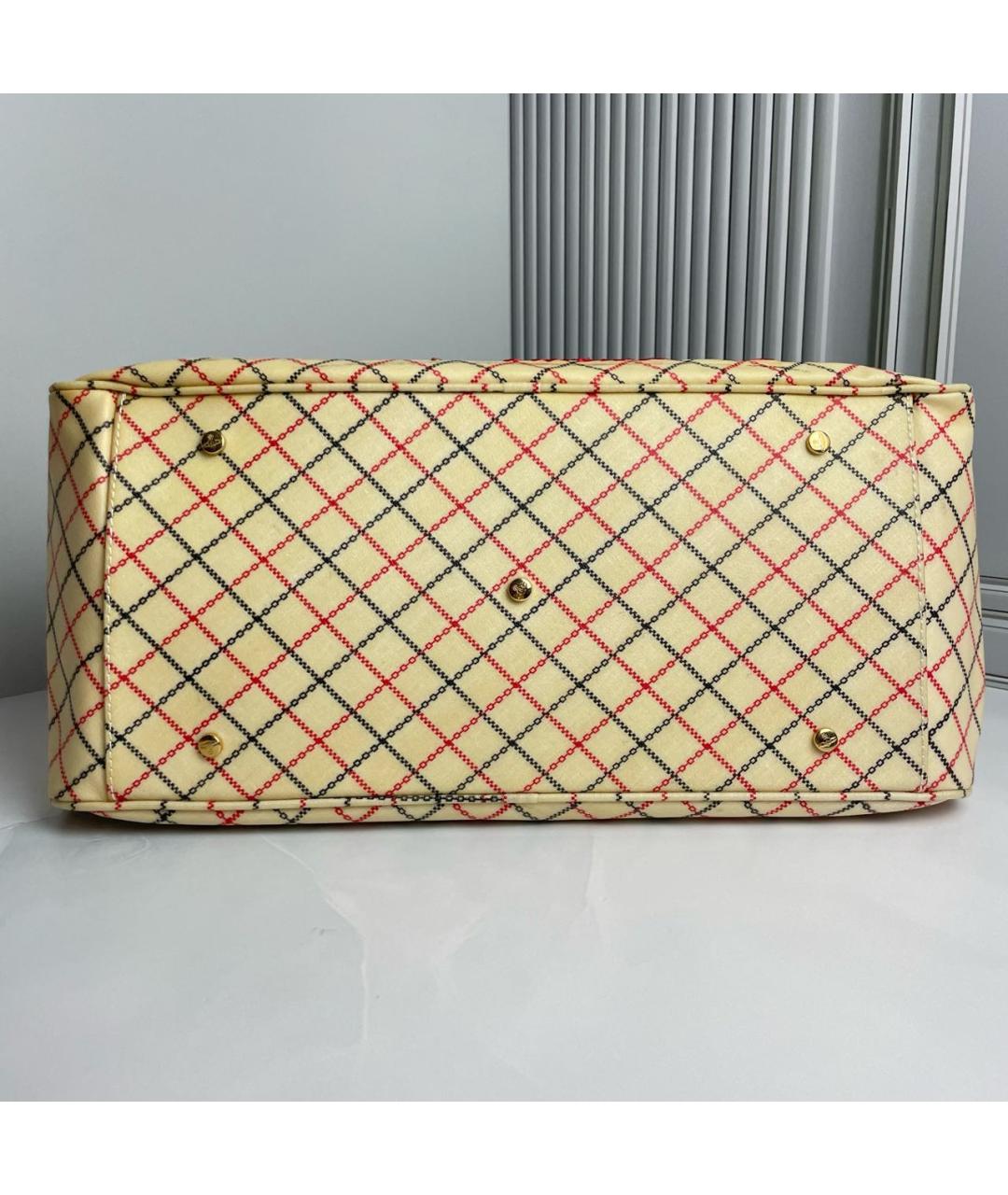 VIVIENNE WESTWOOD Бежевая сумка с короткими ручками из искусственной кожи, фото 3