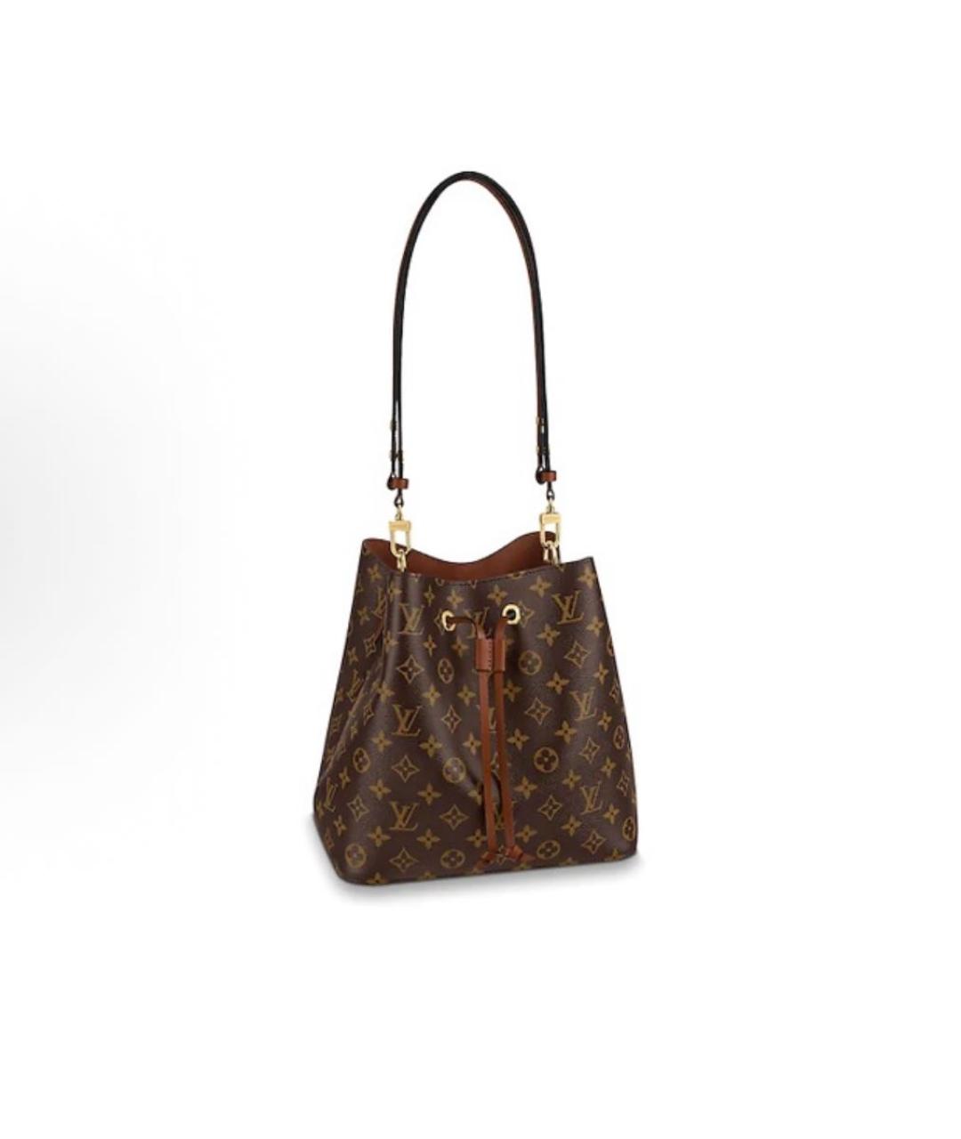 LOUIS VUITTON Коричневая сумка через плечо, фото 7