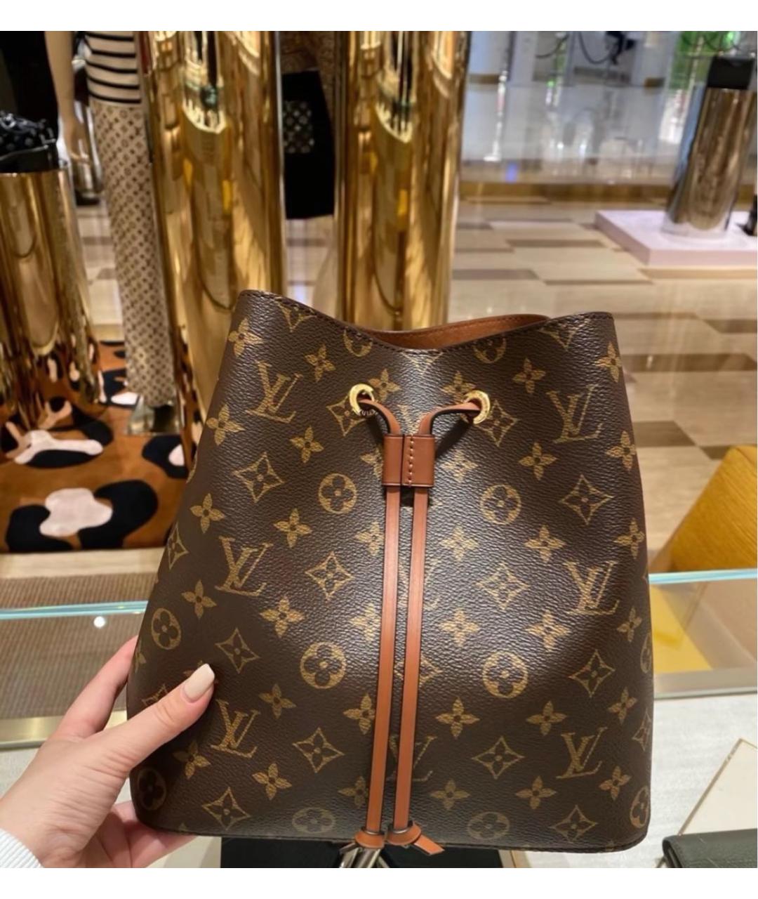 LOUIS VUITTON Коричневая сумка через плечо, фото 2