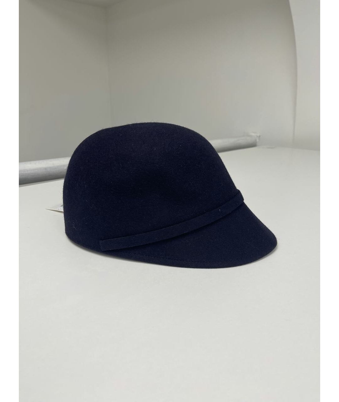 CHRISTIAN DIOR PRE-OWNED Темно-синяя шерстяная шляпа, фото 4