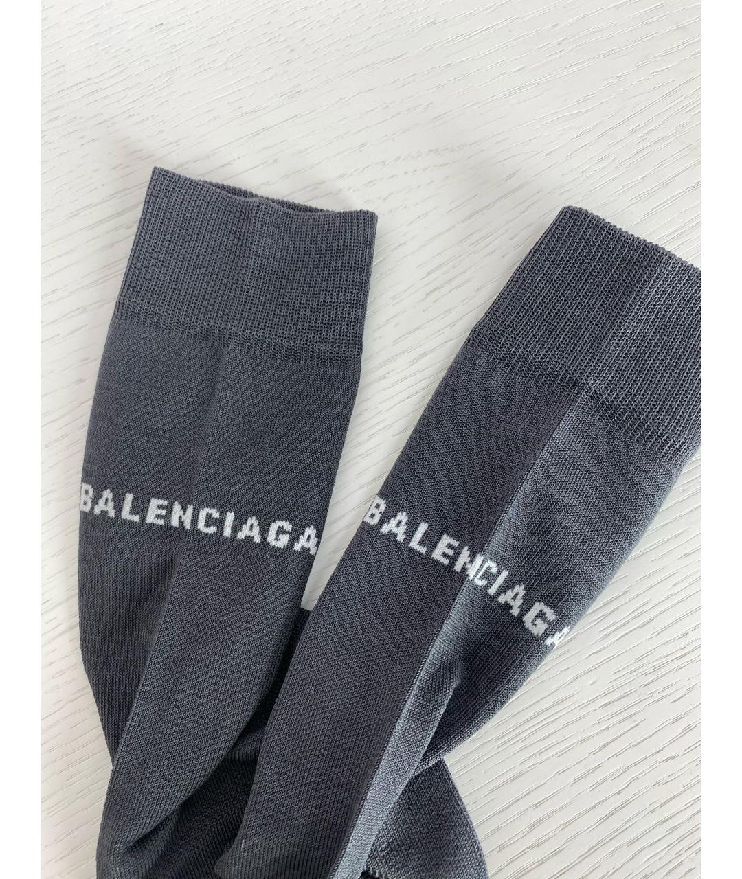 BALENCIAGA Серые носки, чулки и колготы, фото 3