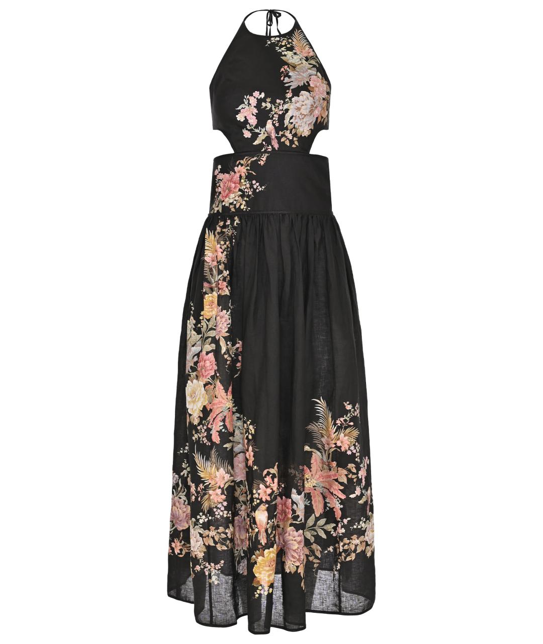 ZIMMERMANN Черное льняное платье, фото 1