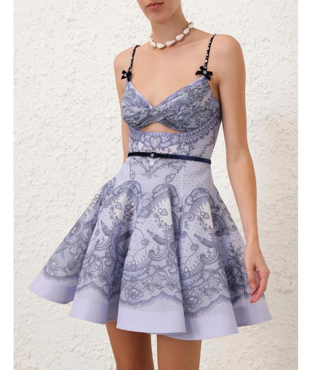 ZIMMERMANN Фиолетовое платье, фото 3