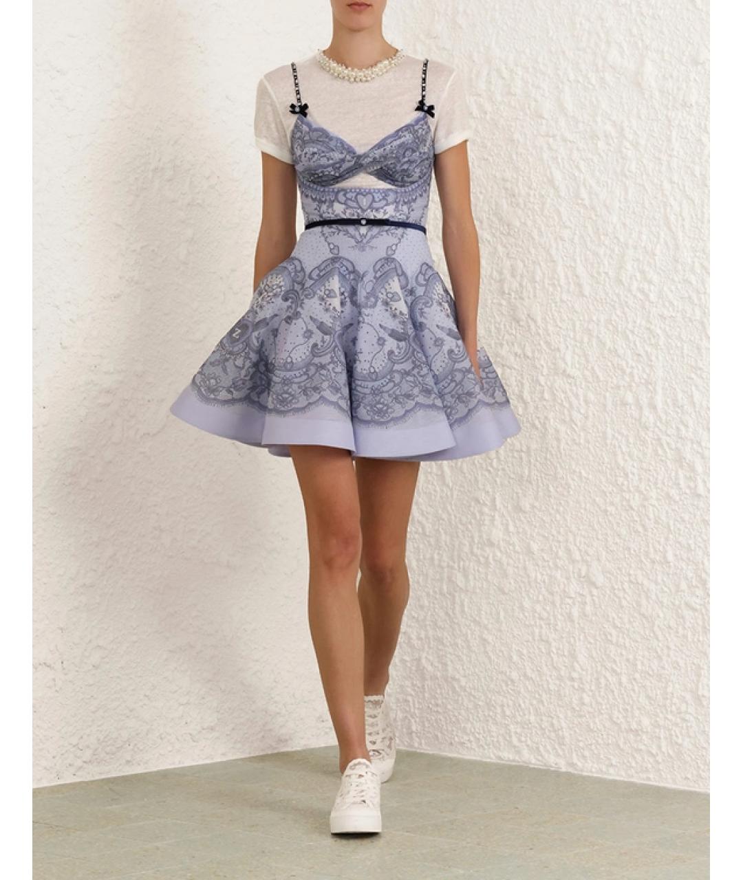 ZIMMERMANN Фиолетовое платье, фото 2