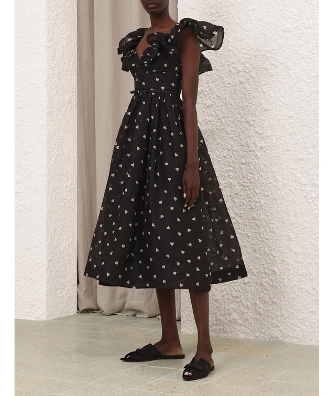 ZIMMERMANN Черное платье, фото 3