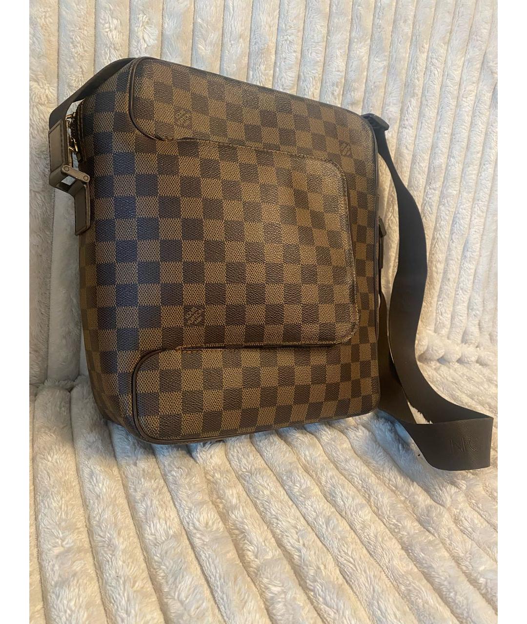 LOUIS VUITTON Коричневая сумка на плечо из искусственной кожи, фото 2