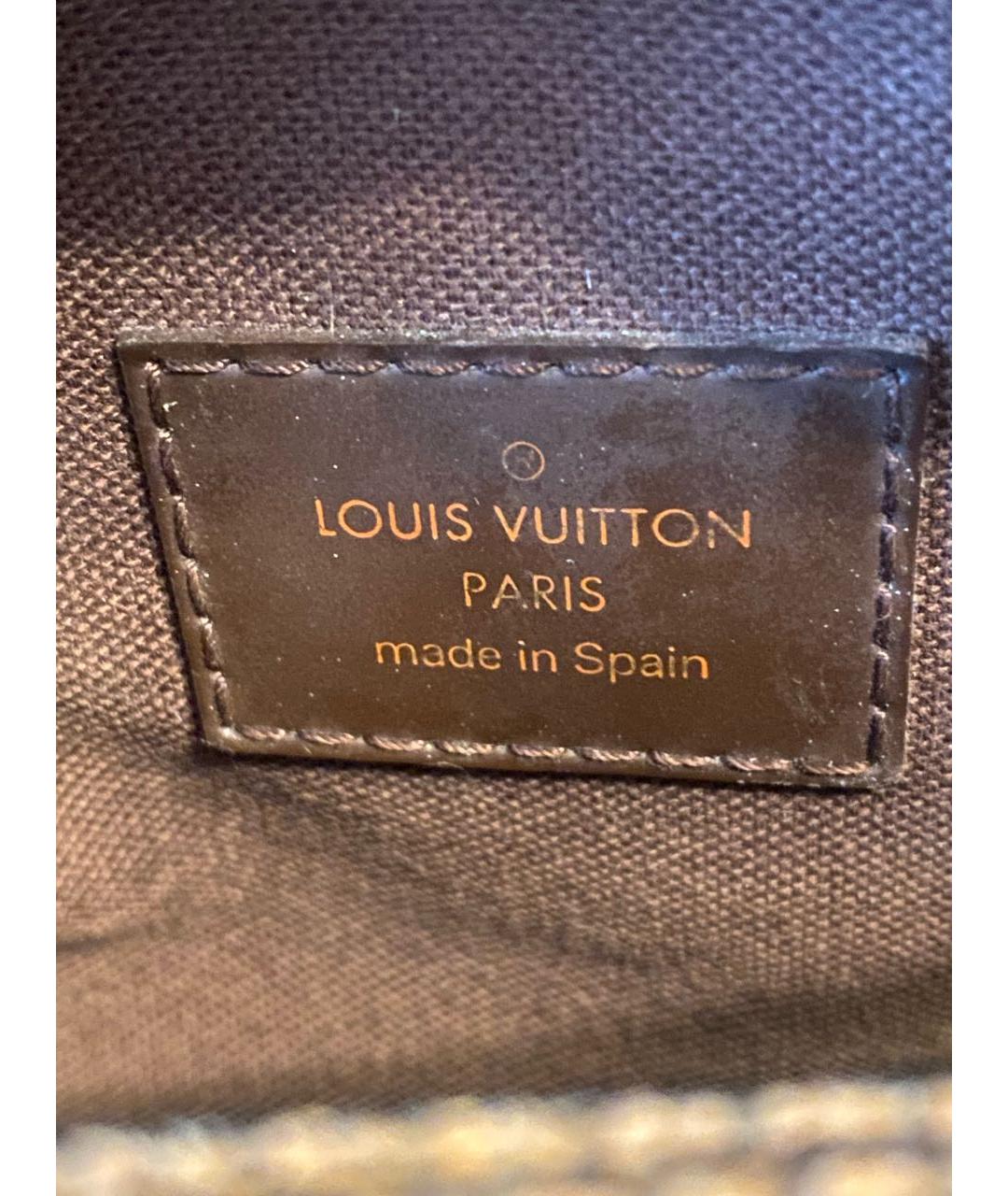 LOUIS VUITTON Коричневая сумка на плечо из искусственной кожи, фото 6