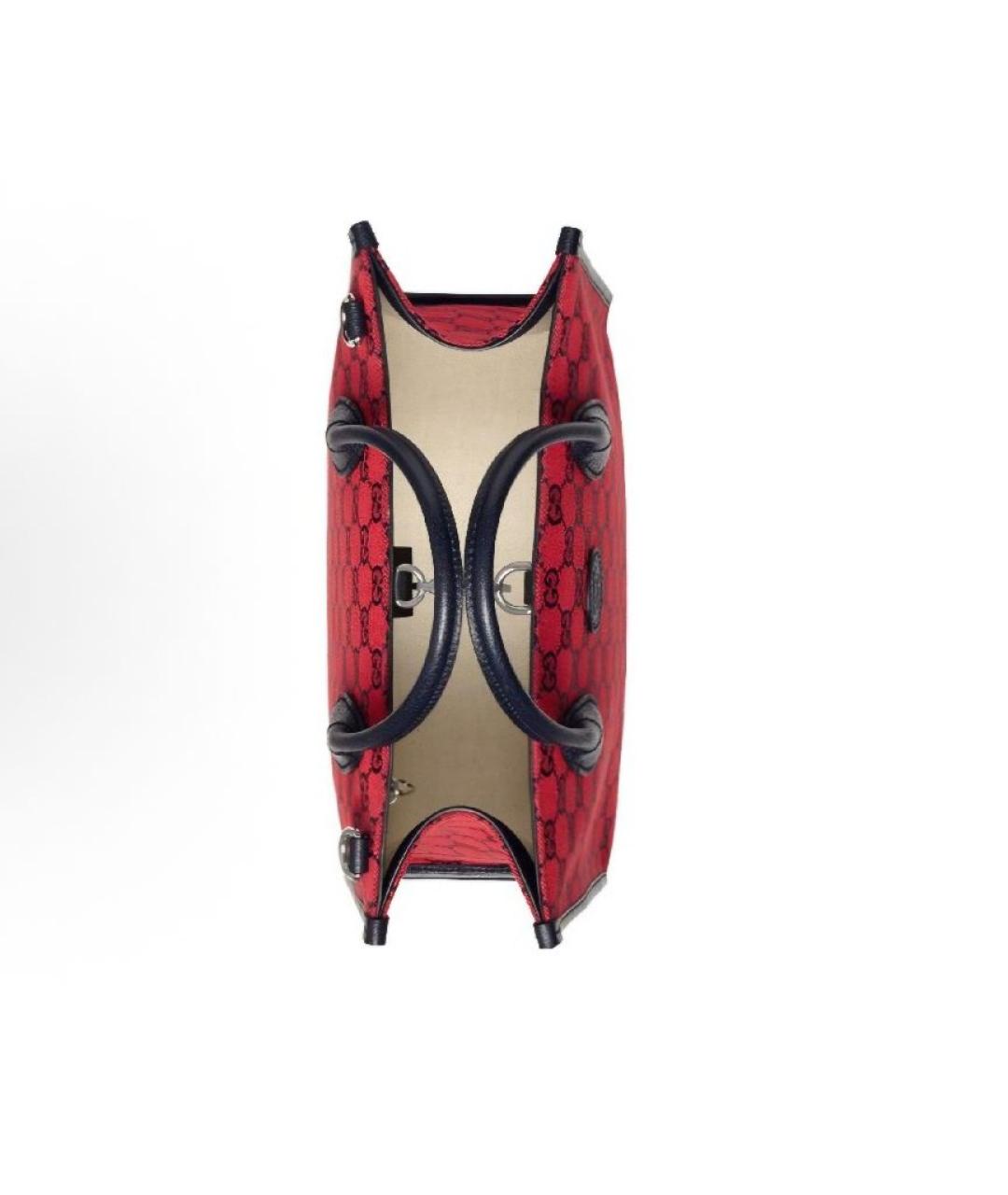 GUCCI Красная сумка тоут, фото 5