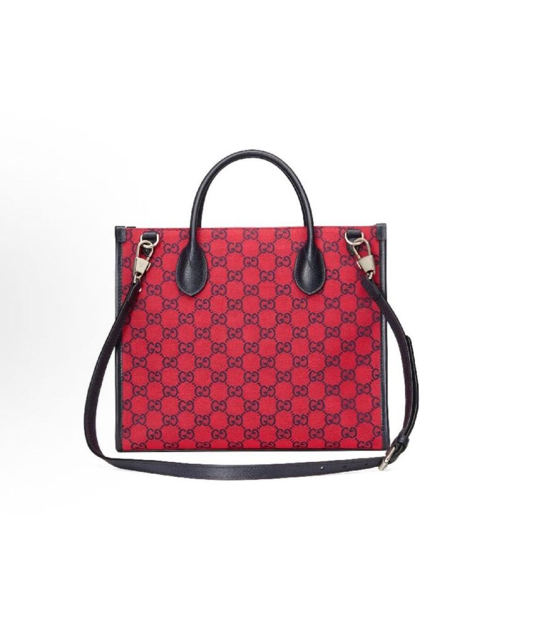 GUCCI Красная сумка тоут, фото 3