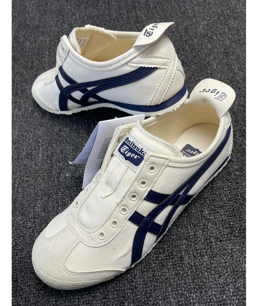 ONITSUKA TIGER Белые кожаные кеды, фото 7