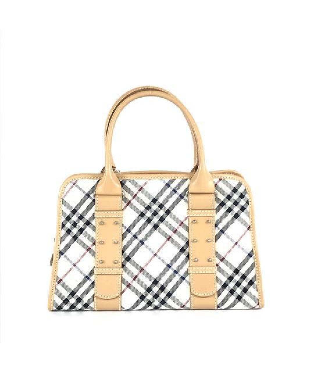 BURBERRY Бежевая сумка с короткими ручками, фото 7