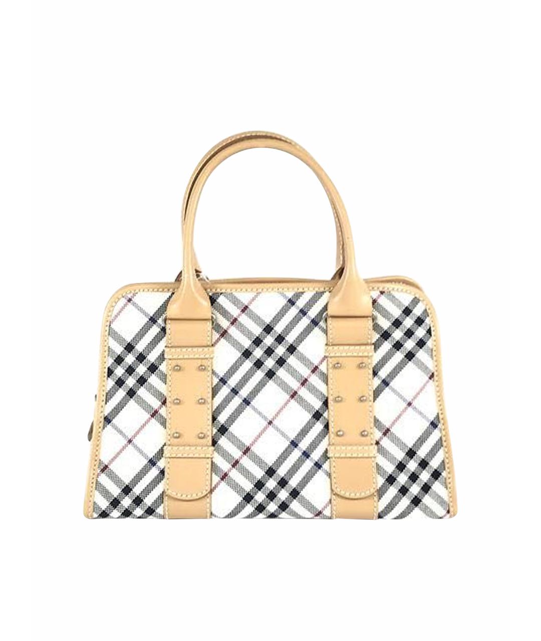 BURBERRY Бежевая сумка с короткими ручками, фото 1