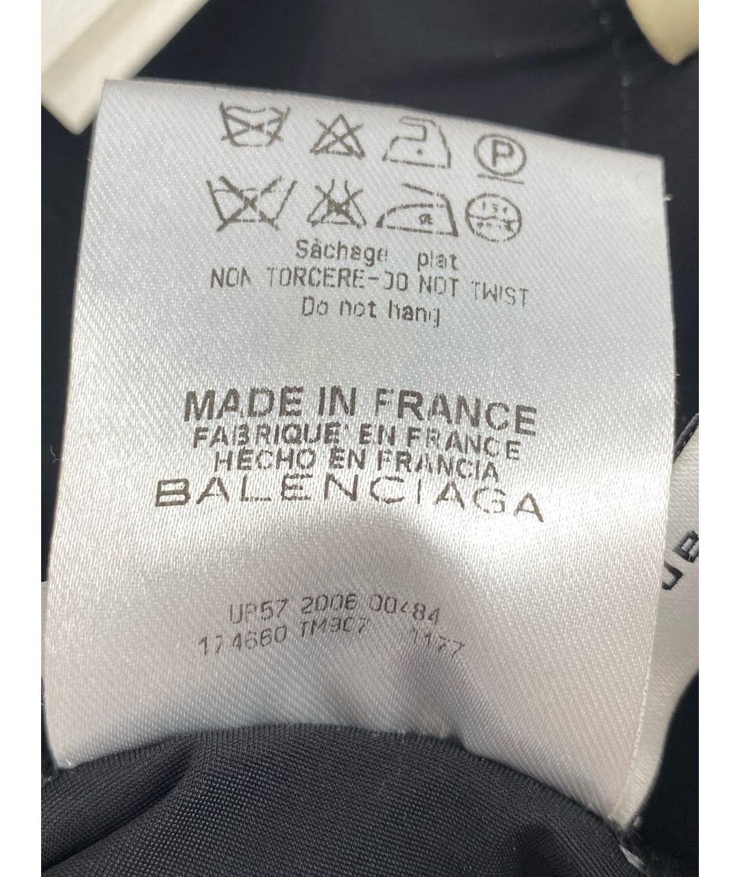 BALENCIAGA Черное шерстяное платье, фото 6