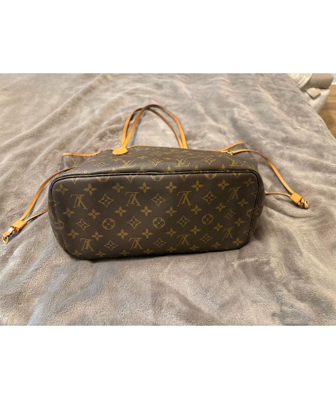 LOUIS VUITTON Коричневая сумка тоут, фото 3
