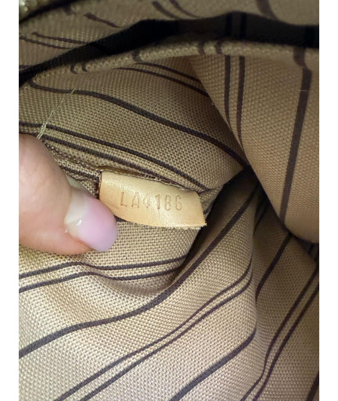 LOUIS VUITTON Коричневая сумка тоут, фото 5