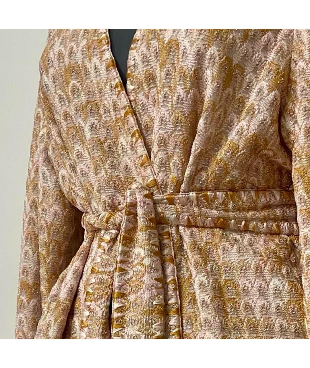 MISSONI Бежевое вискозное пальто, фото 8